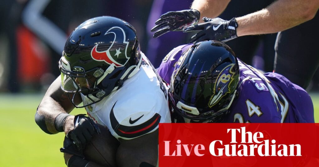 Eagles v Broncos, Texans v Ravens, Jets v Cowboys, and more: NFL week five – live | NFL