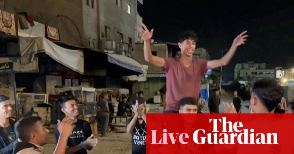 Gaza ceasefire plan live: Israel says it is preparing to pull back troops; living hostages could be released within days | Gaza
