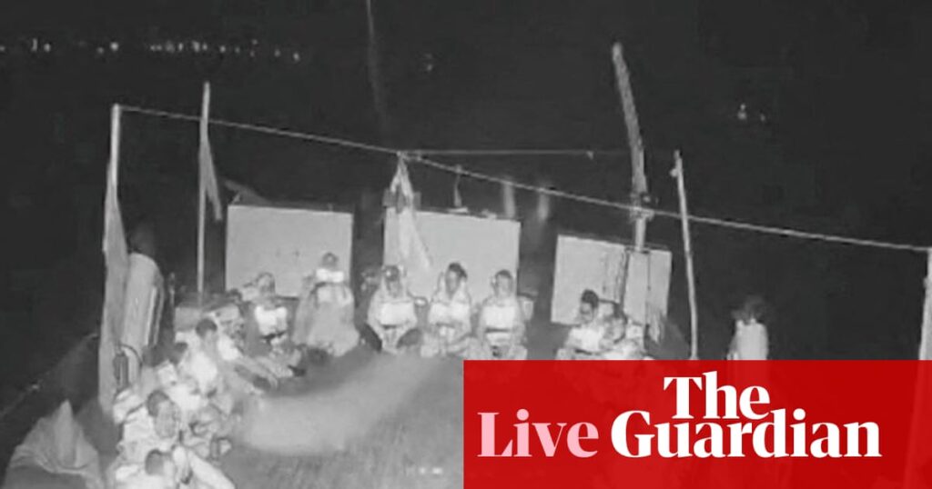 Greta Thunberg arrested by Israeli forces after military boards aid flotilla headed for Gaza – Middle East crisis live | Middle East and north Africa