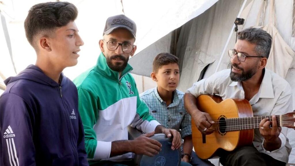 How a Gaza music teacher’s ‘Drone Song’ has become an anthem for peace