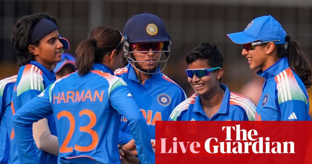 India v New Zealand: Women’s Cricket World Cup – live | Women's Cricket World Cup