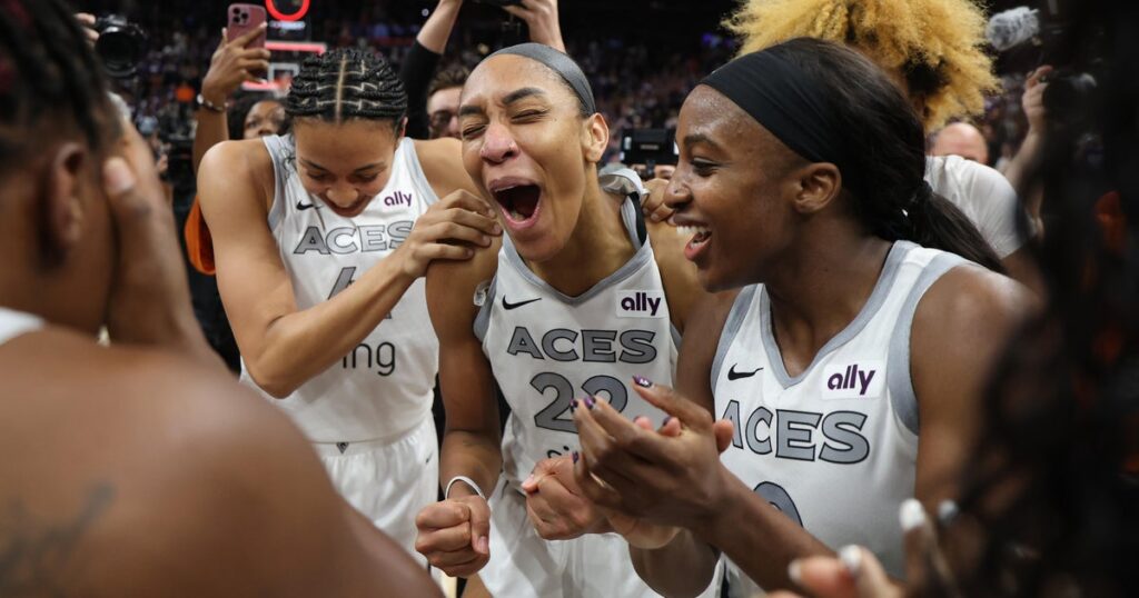 Las Vegas Aces defeat Mercury to claim third WNBA title in 4 seasons