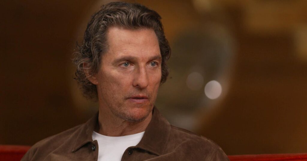Matthew McConaughey on his return to Hollywood and how his new book has been 36 years in the making