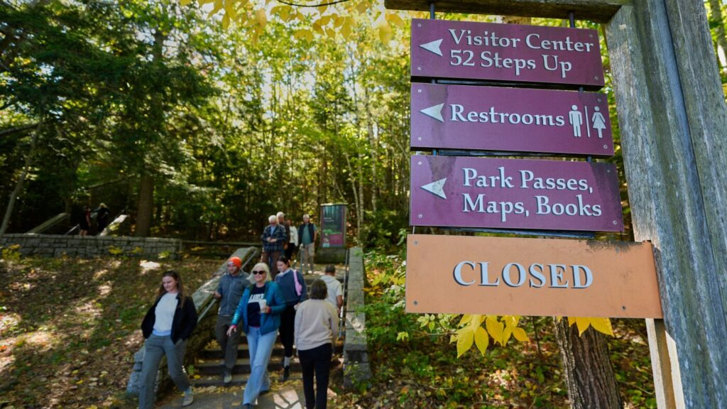 National parks caught in the crosshairs of government shutdown : NPR
