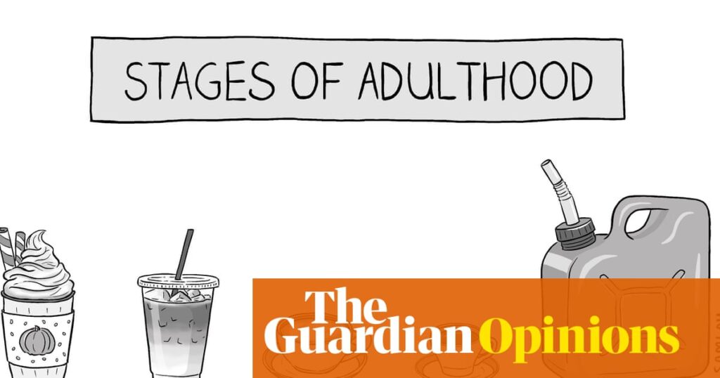 Sam Lau on the stages of adulthood – cartoon
