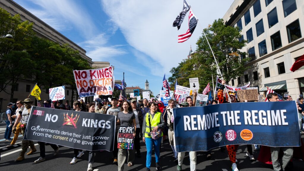 Saturday marches around the U.S. : NPR