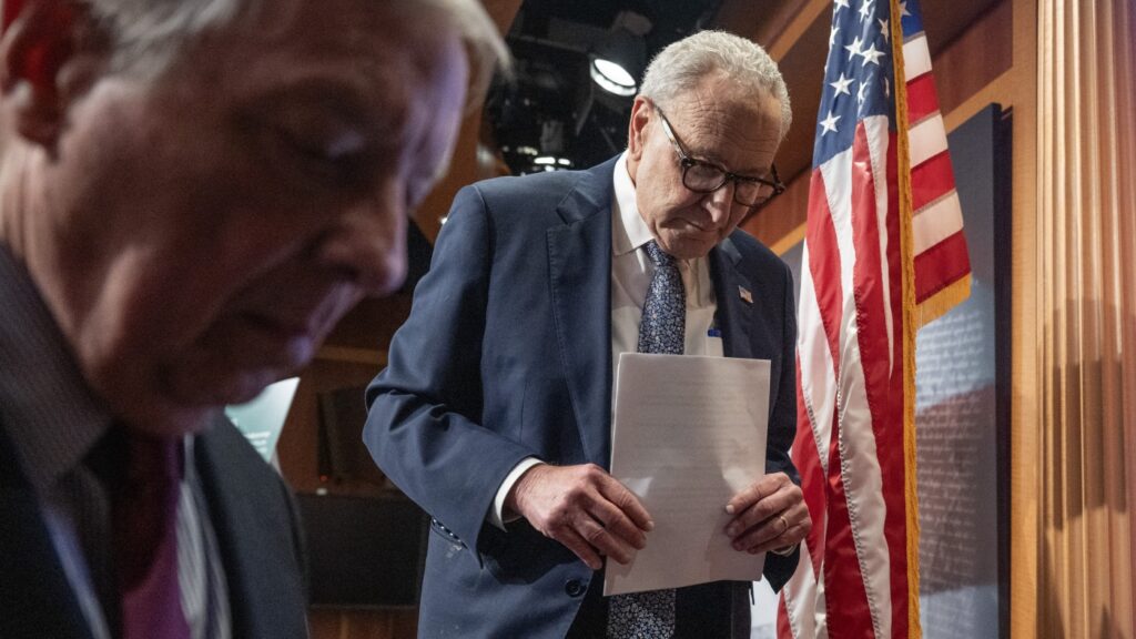 Sen. Dick Durbin presses GOP to resume shutdown talks : NPR