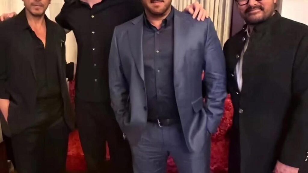Shah Rukh Khan, Salman Khan, Aamir Khan share stage in Riyadh; hint at possible film together