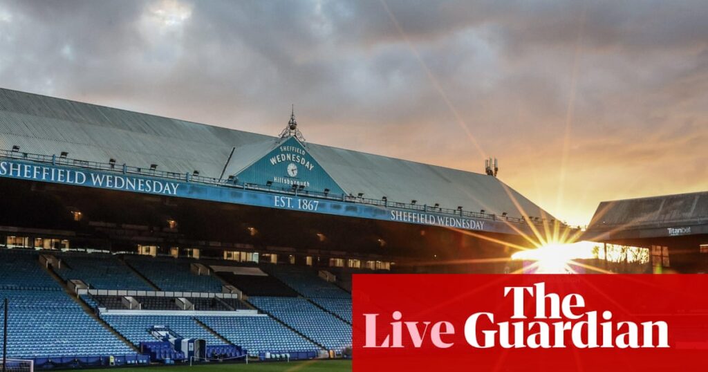 Sheffield Wednesday deducted 12 points, Slot backs Salah to find form: football – live | Football