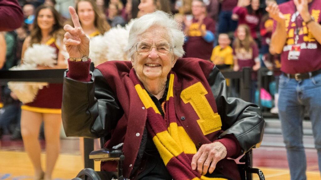 Sister Jean, beloved Loyola-Chicago chaplain, dies at 106 Copy Link