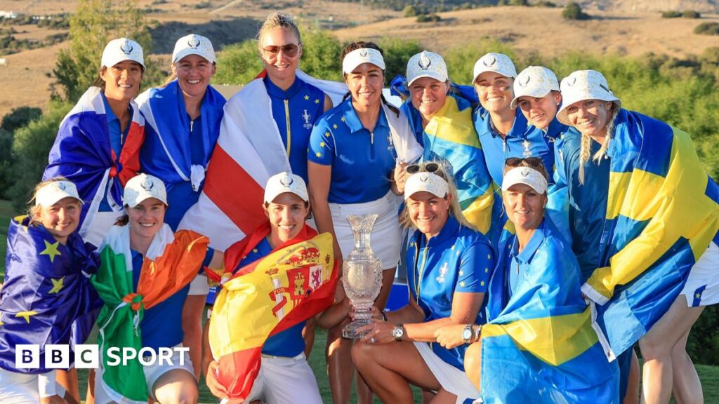 Europe's victorious Solheim Cup team from the 2023 edition held in Spain