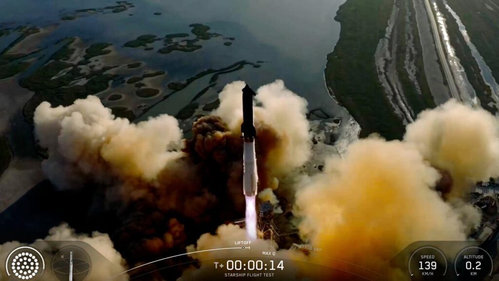 SpaceX launches another Starship rocket to test reusable design