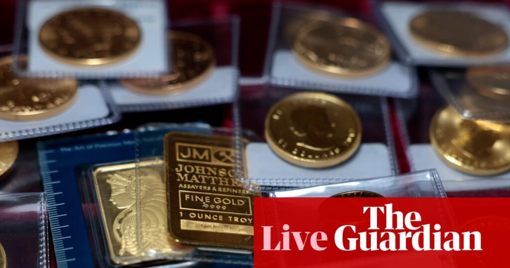 Spot gold rises above $4,000 for the first time; car dealer Vertu Motors warns of £5.5m profit hit from JLR disruption – business live | Business Spot gold rises above $4,000 for the first time; car dealer Vertu Motors warns of £5.5m profit hit from JLR disruption – business live | Business
