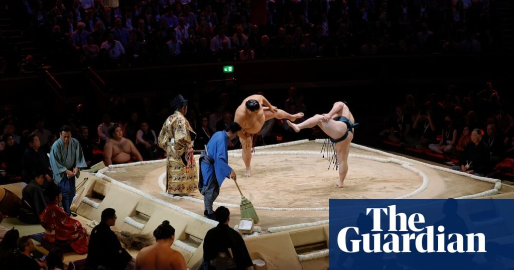 Sumo stars balance power, intricacy and spectacle at London showcase | Sumo wrestling