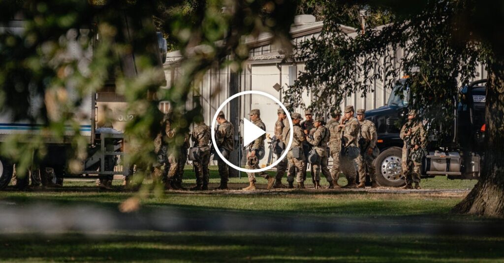 Texas National Guard Troops Arrive in Illinois for Deployment