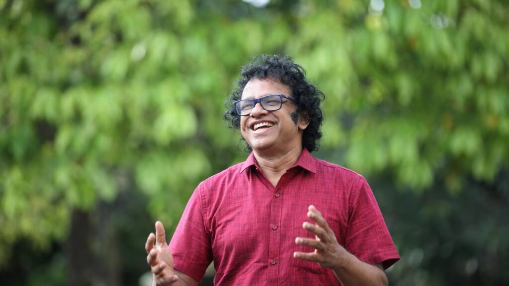 “There’s so much division in music, like the world outside,” says guitar Prasanna