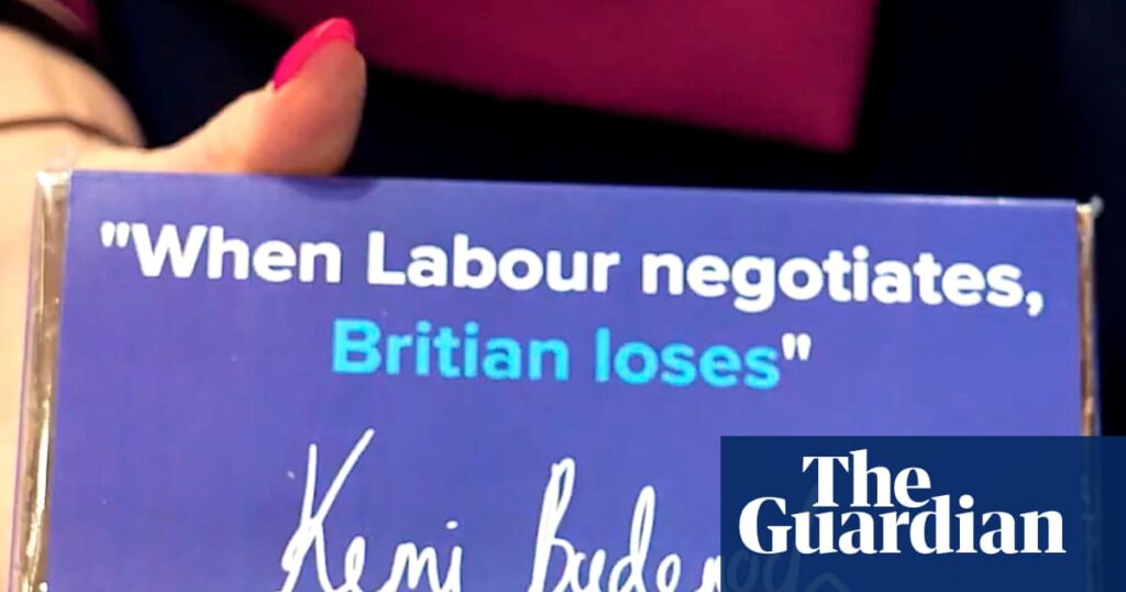 Tories set a low bar after misspelling Britain on conference chocolate | Conservatives