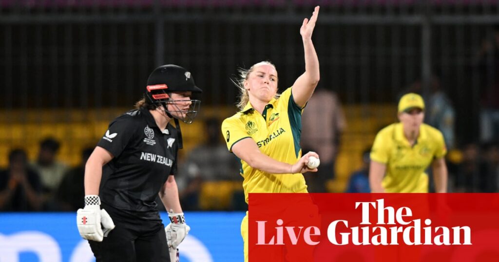 Women’s Cricket World Cup: Australia v New Zealand – live | Australia women's cricket team