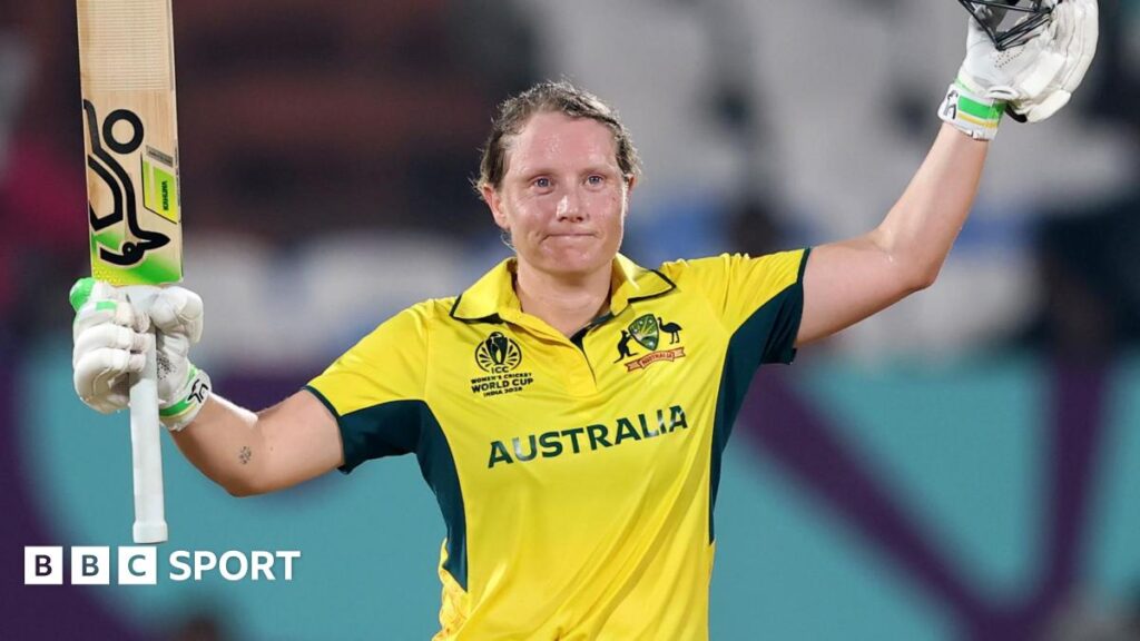 Women's World Cup: Australia's Healy stars in Bangladesh thrashing